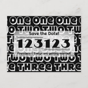 NYE 2023 123123 Bruiloft Save the Date Briefkaart