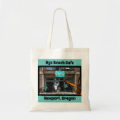 Nye Beach Cafe Shopping Bag Tote Bag (Voorkant)