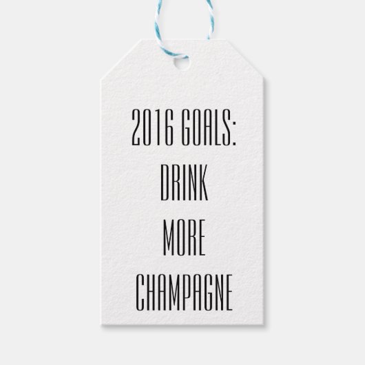 NYE Champagne Labels Cadeaulabel (Voorkant)