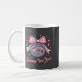 Nye Disco Ball Luxury Golden Happy New Year  Koffiemok (Links)