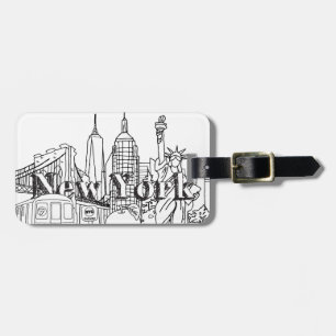 NYE New York Vacation Souvenirs NYC Gift Bagagelabel