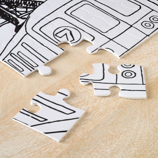 NYE New York Vacation Souvenirs NYC Gift Legpuzzel (Zijkant)