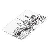NYE New York Vacation Souvenirs NYC Gift Magneet (Linkerzijde)