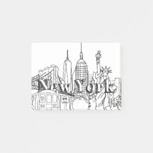 NYE New York Vacation Souvenirs NYC Gift Post-it® Notes