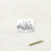 NYE New York Vacation Souvenirs NYC Gift Post-it® Notes (Op bureau)
