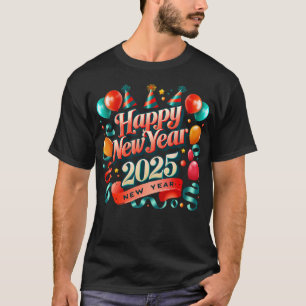 Nye Party - Grappige oudejaarsavond 2025 T-shirt