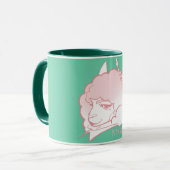 NYGEL headshot mok: Baaarbra Mok (Voorkant links)