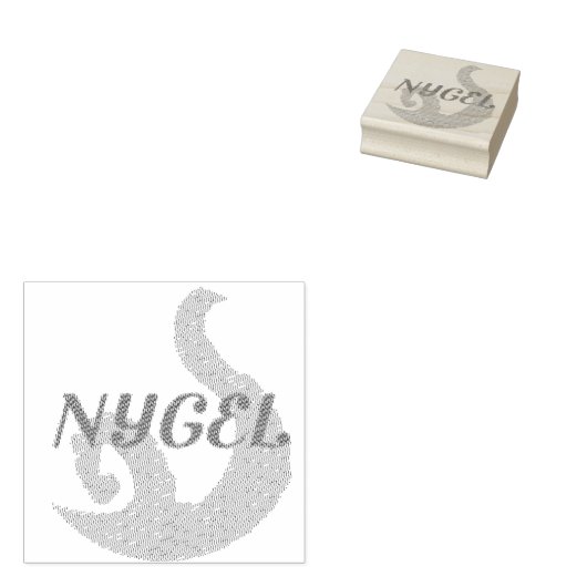 NYGEL-stempel Rubberstempel (Gestempeld)