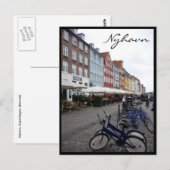 nyhavn bikes briefkaart (Voorkant / Achterkant)