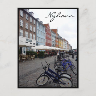 nyhavn bikes briefkaart