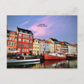 Nyhavn Canal, Kopenhagen, Denemarken Briefkaart (Voorkant)