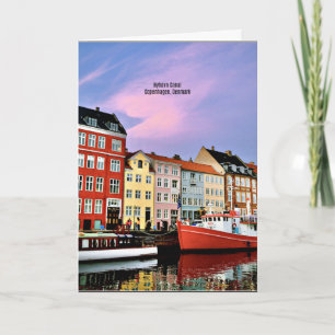 Nyhavn Canal, Kopenhagen, Denemarken Kaart