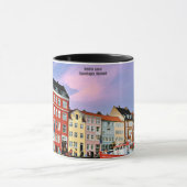 Nyhavn Canal, Kopenhagen, Denemarken Mok (Midden)