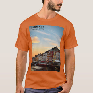 Nyhavn canaldenmark t-shirt