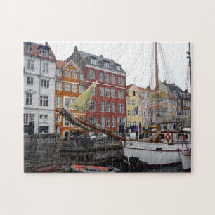 nyhavn copenhagen zeilen legpuzzel