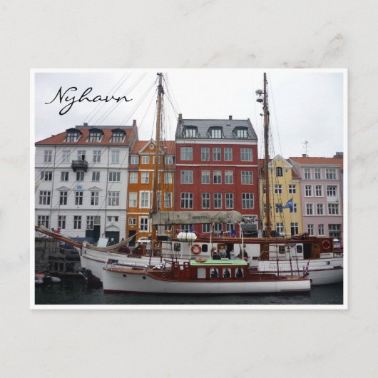 nyhavn denemarken briefkaart (Voorkant)
