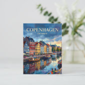 Nyhavn Denemarken Briefkaart (Staand voorkant)