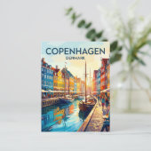 Nyhavn Denemarken Briefkaart (Staand voorkant)