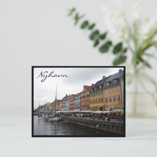 NYHAVN Denemarken kleuren Briefkaart (Staand voorkant)