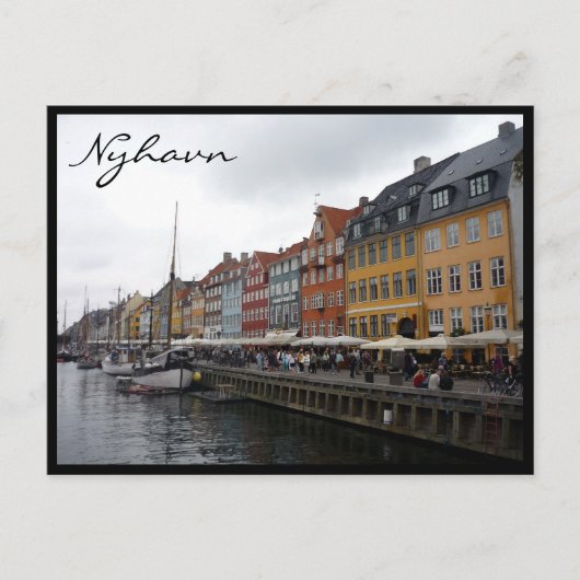 NYHAVN Denemarken kleuren Briefkaart (Voorkant)