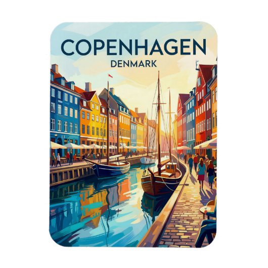 Nyhavn Denemarken Magneet (Verticaal)