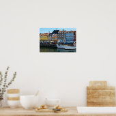 Nyhavn-haven, Kopenhagen, Denemarken Poster (Keuken)