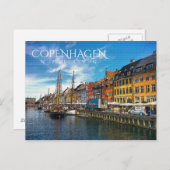 Nyhavn, Kopenhagen Briefkaart (Voorkant / Achterkant)