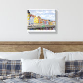 Nyhavn, Kopenhagen Canvas Afdruk (Insitu (Slaapkamer))