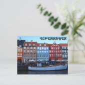 Nyhavn Kopenhagen Denemarken Briefkaart (Staand voorkant)