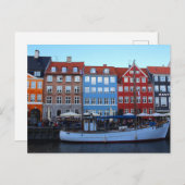 Nyhavn Kopenhagen Denemarken Briefkaart (Voorkant / Achterkant)