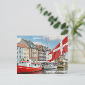 Nyhavn Kopenhagen Denemarken Briefkaart (Staand voorkant)