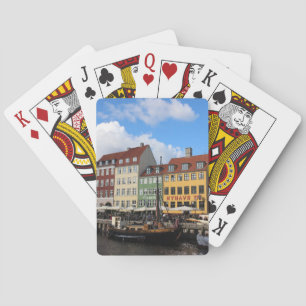Nyhavn Kopenhagen Denemarken Pokerkaarten