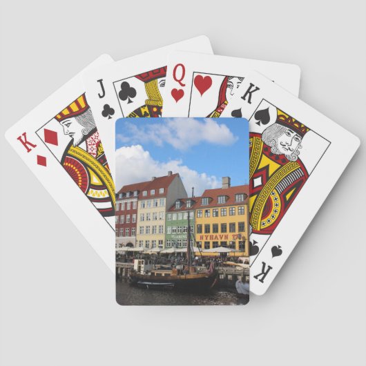 Nyhavn Kopenhagen Denemarken Pokerkaarten (Achterkant)