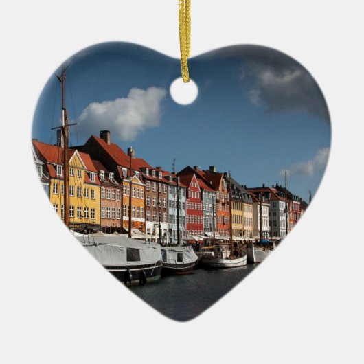 Nyhavn, Kopenhagen Keramisch Ornament (Voorkant)