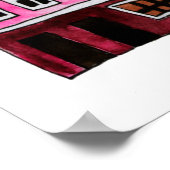 NYHAVN Kopenhagen Waterverf Kunstreizen Poster (Hoek)