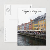 nyhavn scène briefkaart (Voorkant / Achterkant)
