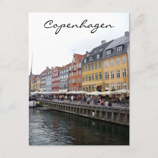 nyhavn scène briefkaart (Voorkant)