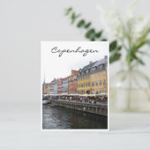 nyhavn schilderachtig briefkaart (Staand voorkant)