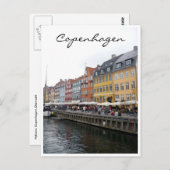 nyhavn schilderachtig briefkaart (Voorkant / Achterkant)