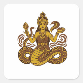 Nyi Blorong Vierkante Sticker