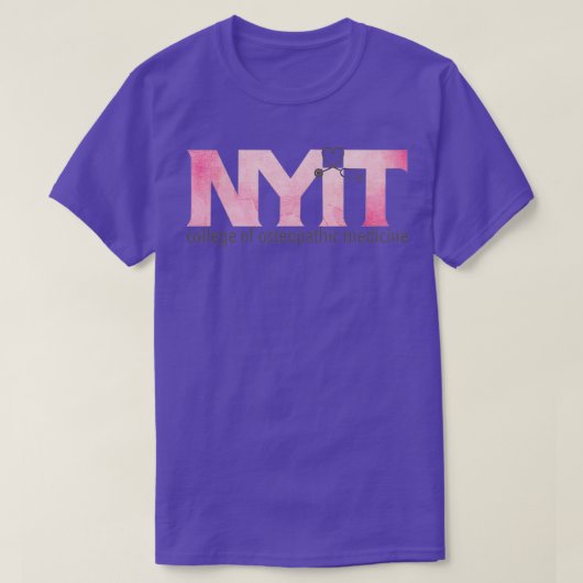 NYITCOM Roze waterverf 1 T-shirt (Design voorkant)