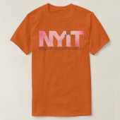 NYITCOM Roze waterverf T-shirt (Design voorkant)