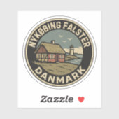 Nykøbing Falster, Denemarken Danmark Sticker (Vel)