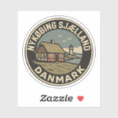 Nykøbing Sjælland, Denemarken Danmark Sticker (Vel)