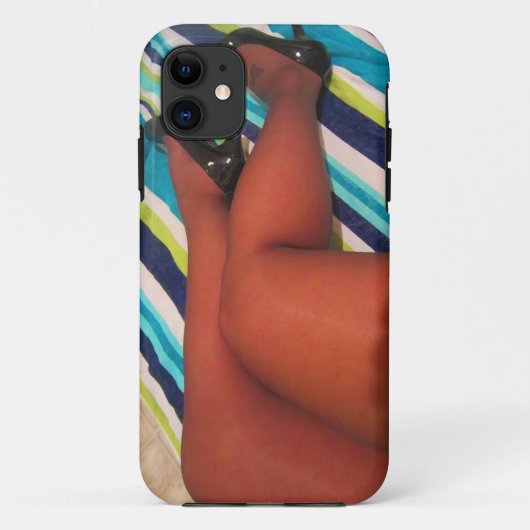 Nylon Thigh Highs in Shiny PPomoetjes Case-Mate iPhone Case (Achterkant)