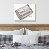 Nylon Wallet Pencil Schets - Pop Cultuur Canvas Afdruk (Insitu (Slaapkamer))