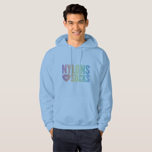 Nylonsandsocks Rainbow Logo Hoodie (Voorkant volledig)