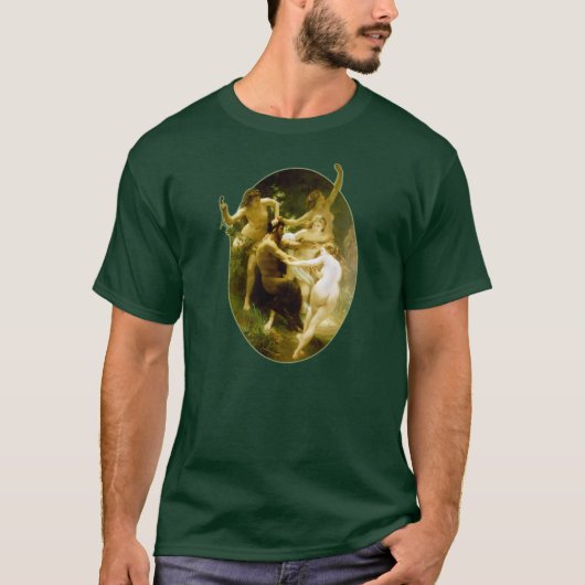 Nymfen en T-shirt van Satyr (Voorkant)