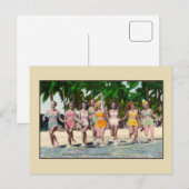  nymfen tropisch strand Florida Briefkaart (Voorkant / Achterkant)