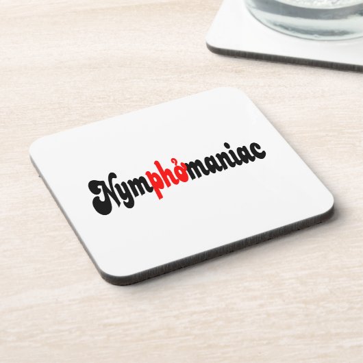 Nymfomaan Drankjes Onderzetter (Linkerzijde)